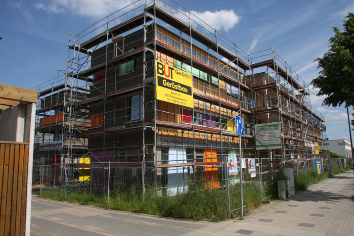 Blick auf das Gebäude der Krabbelstube Pusteblume von Nordwesten..