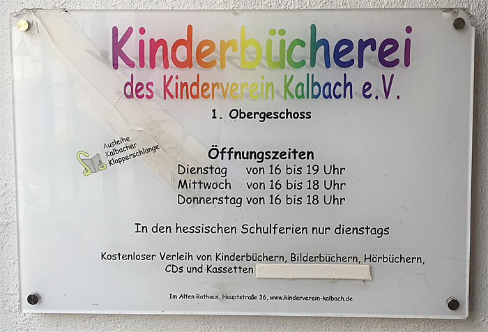 Alle Infos auf einem Schild vereint..