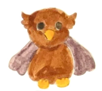 Zeichnung einer Eule